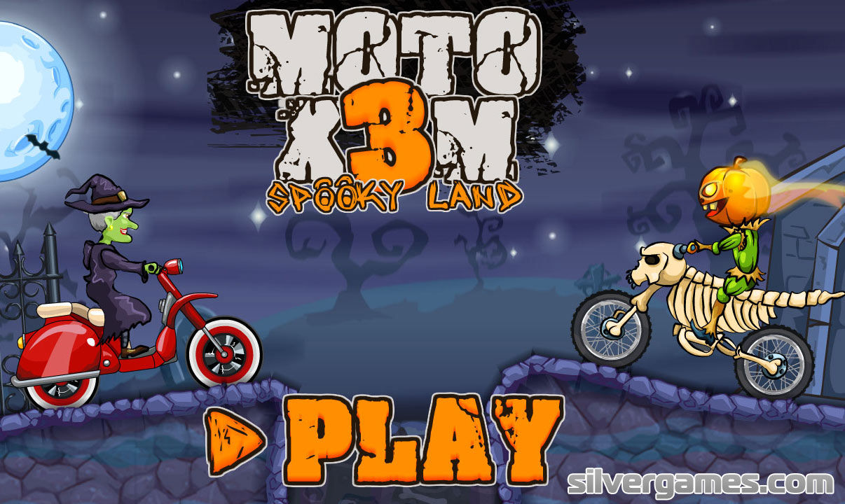 Moto X3M Spooky Land - Play Online on SilverGames 🕹️