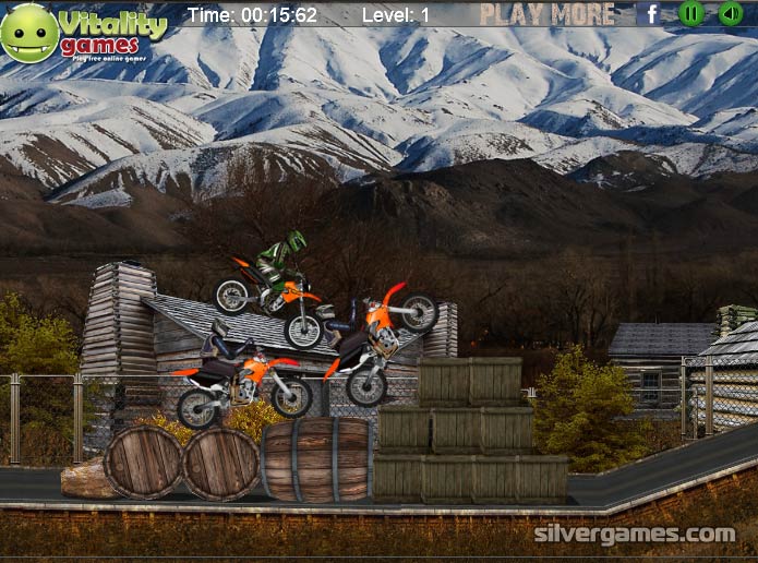 Moto X3M 4: Winter - Jogue Online em SilverGames 🕹️