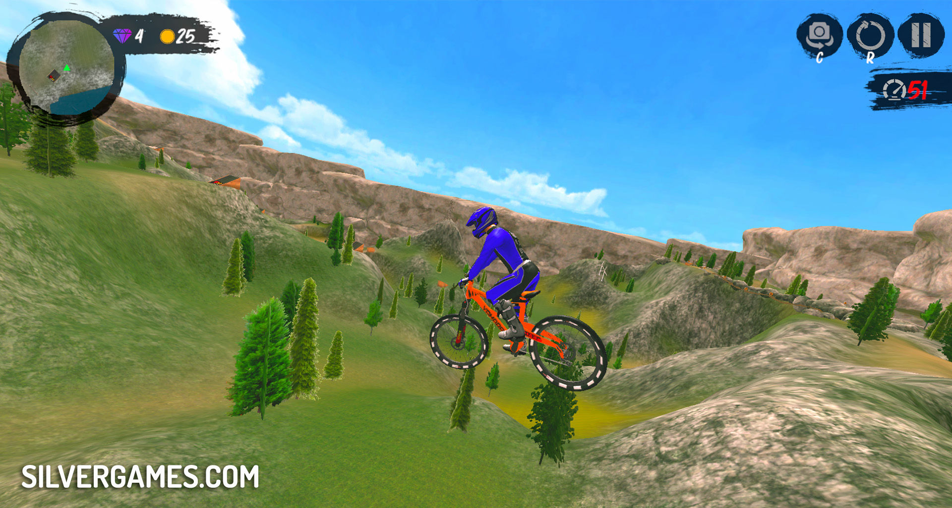 Mountain Bike - Play Online on SilverGames 🕹️