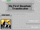 My First Quantum Translocator: Menu
