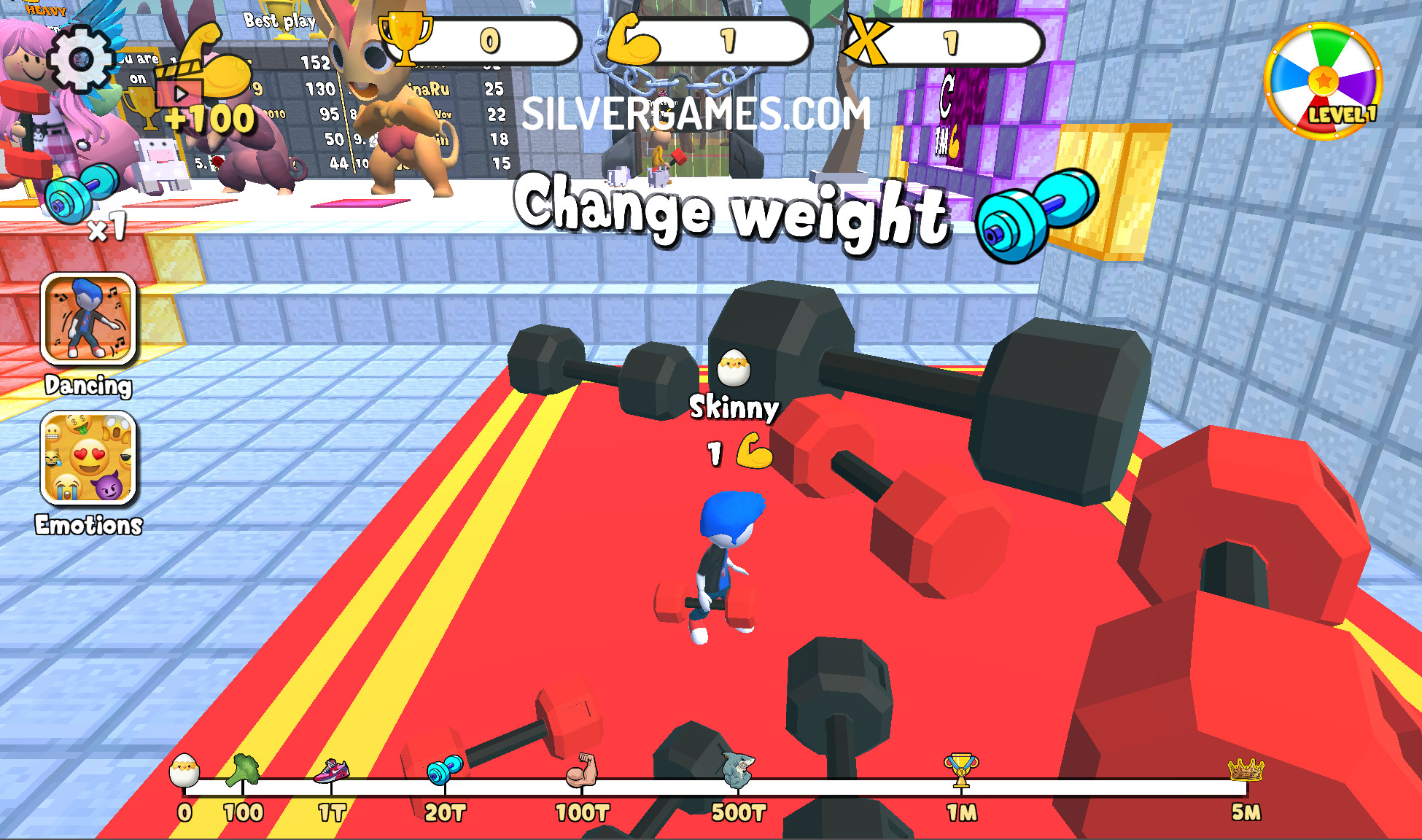 Obby Gym Simulator Escape SilverGames 