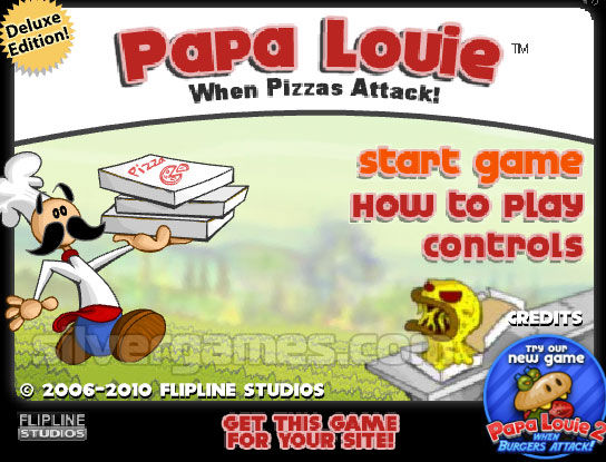 Mega Pack Com Todos Os Jogos Papa's Louie Funcionando 202