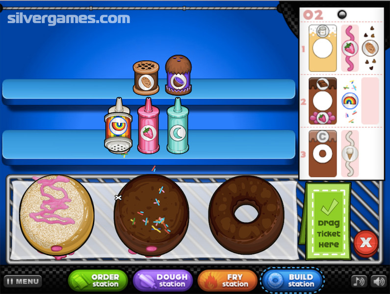 Papa's Donuteria, Free Flash Game