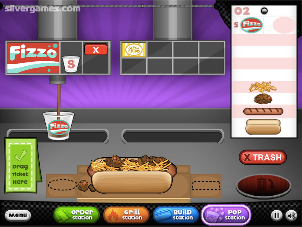 Papa's Hot Doggeria - Play Online on SilverGames 🕹️