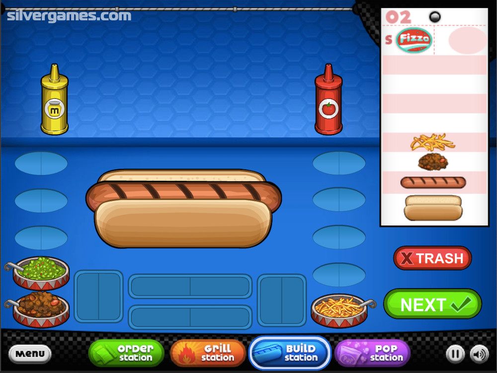 PAPA'S HOT DOGGERIA jogo online no