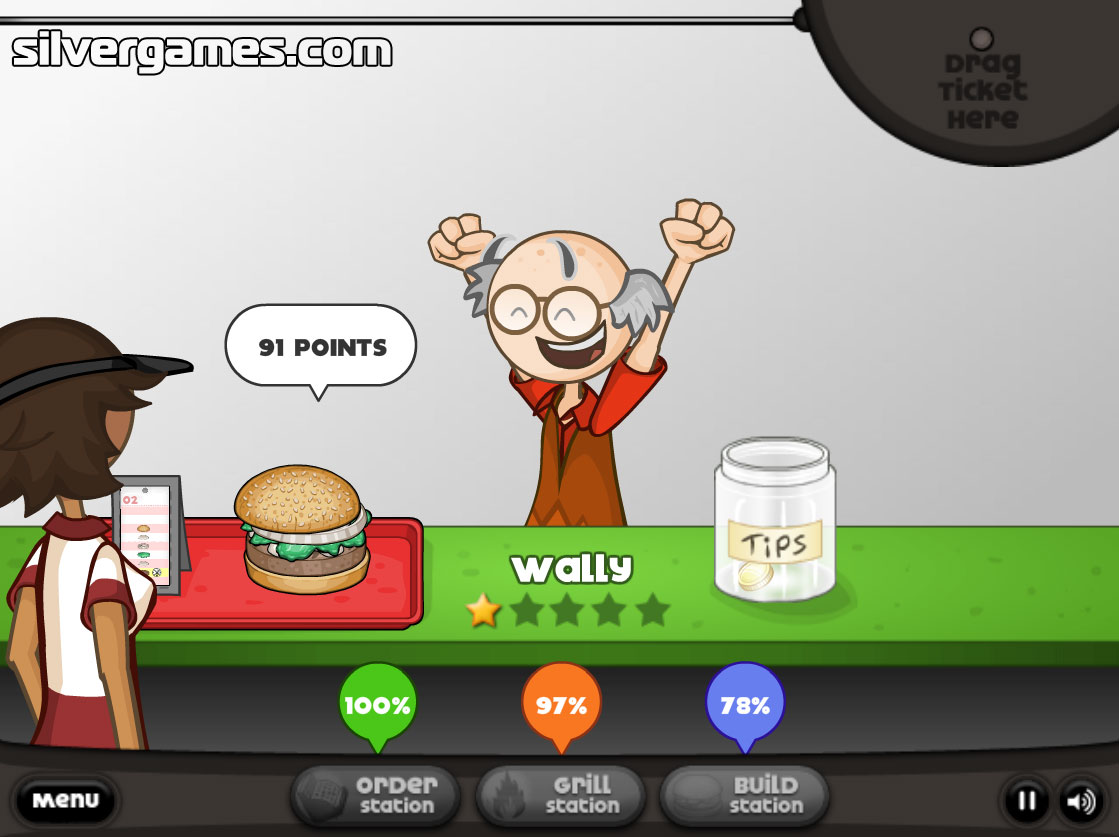 Papa's Burgeria - Free online games on !