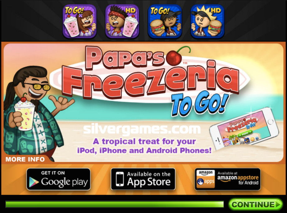 Papa's Freezeria em Jogos na Internet