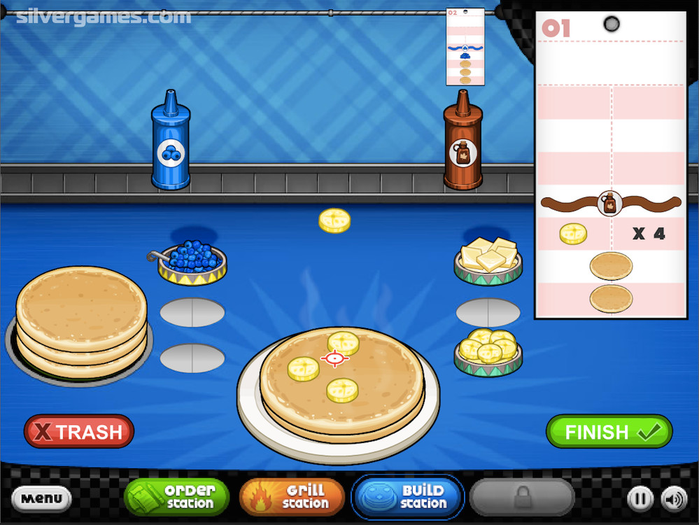 PAPA'S PANCAKERIA jogo online gratuito em