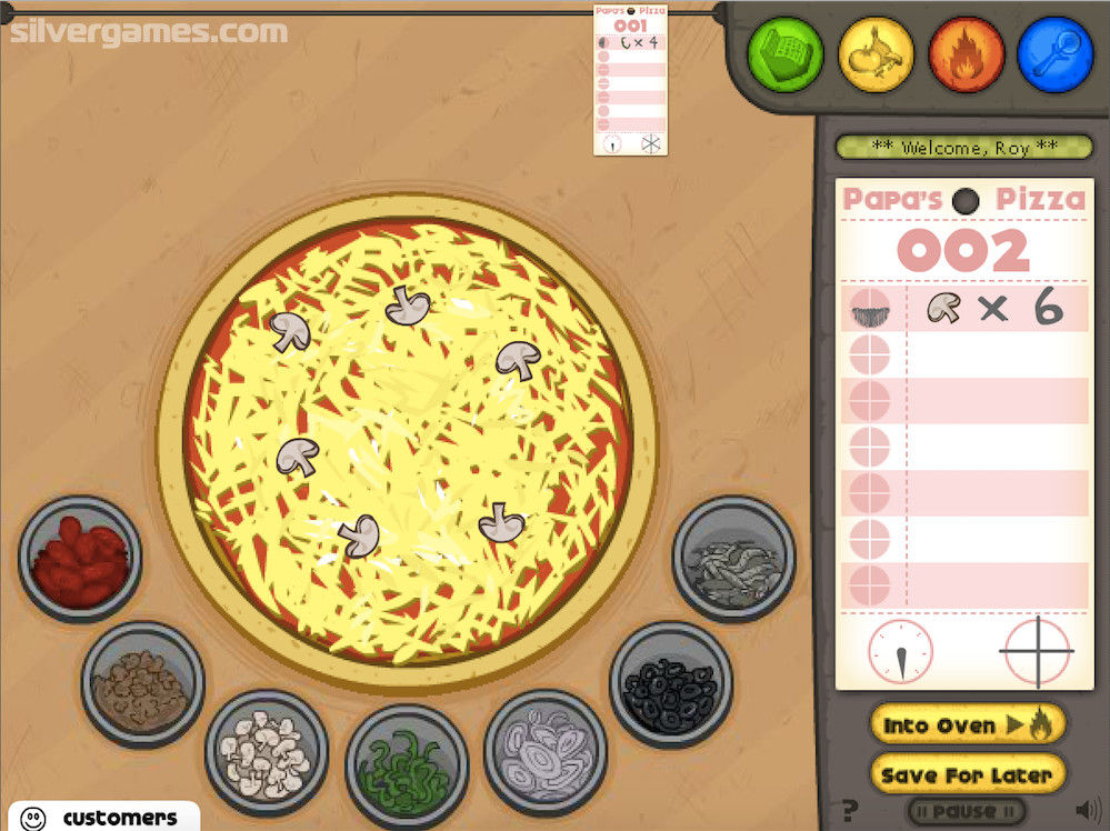 Papa's Pizzeria - Games online