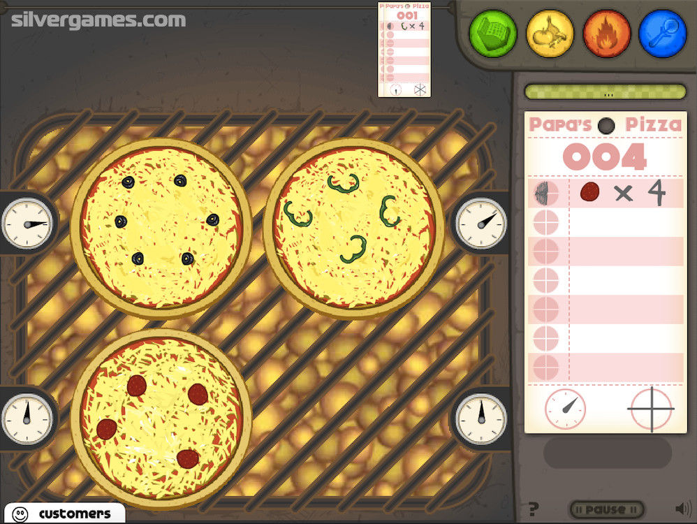 Play Papa's Pizzeria game free online