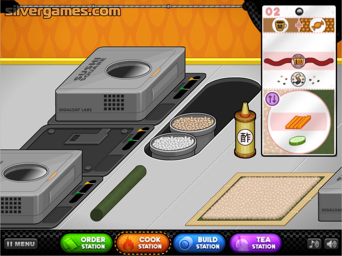 Papa's Sushiria - Online Game - Play for Free