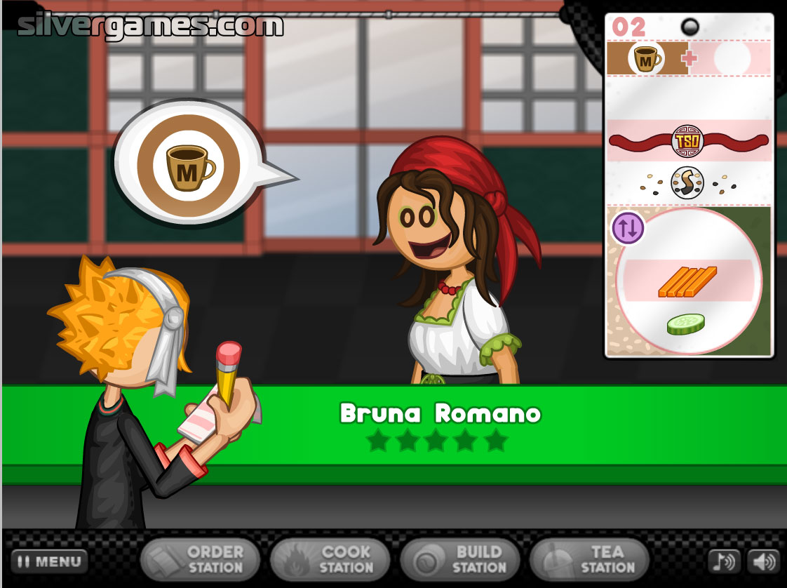 Papa's Sushiria, Free Flash Game