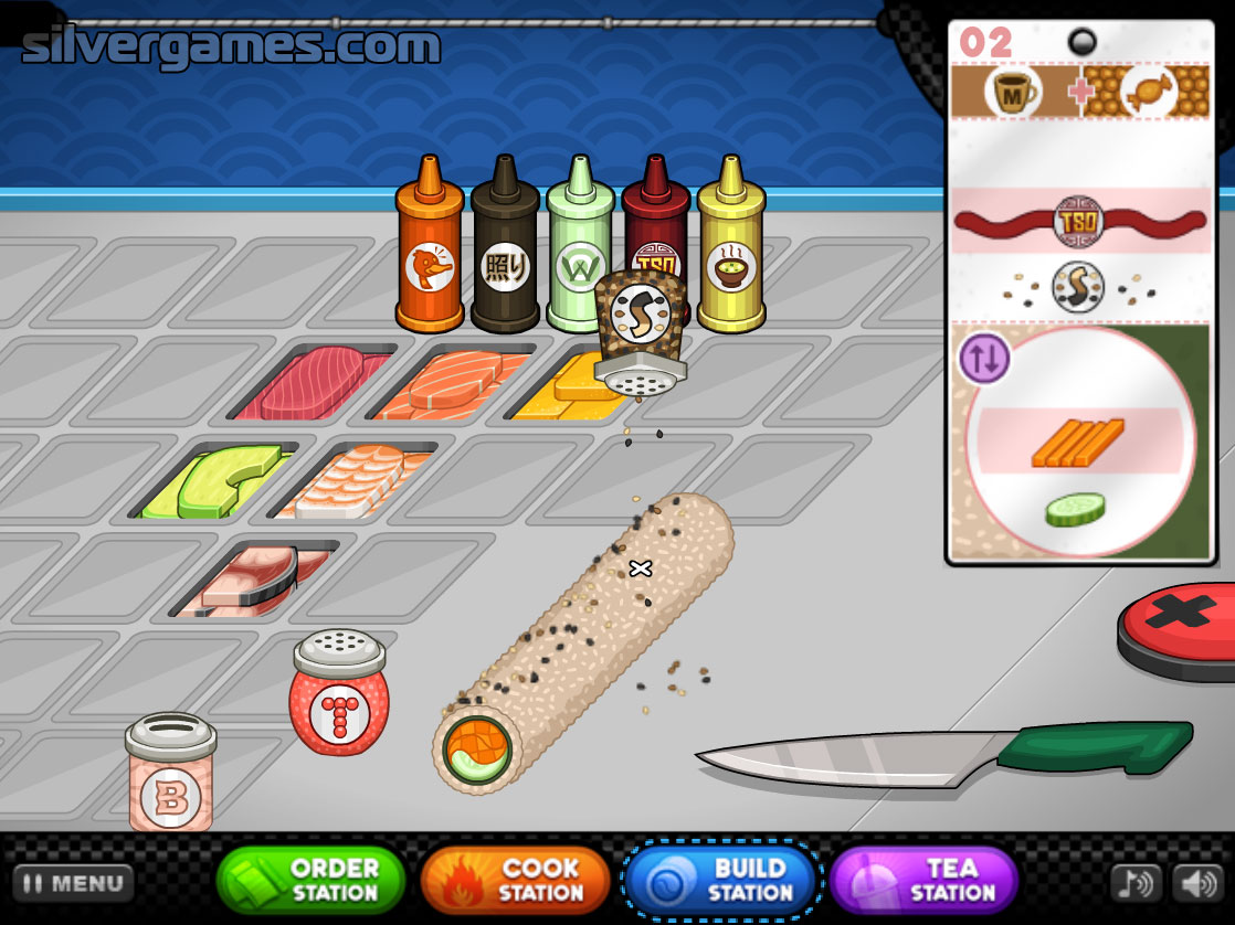 Papa's Sushiria - Jogue Online em SilverGames 🕹️