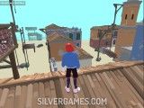 Parkour Climb And Jump: Roof View