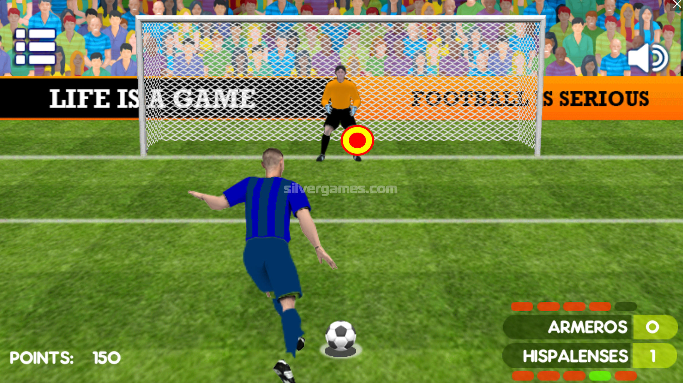 PENALTY SHOOTERS 2 free online game on