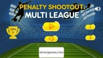 Penalty Shootout: Multi League: Menu