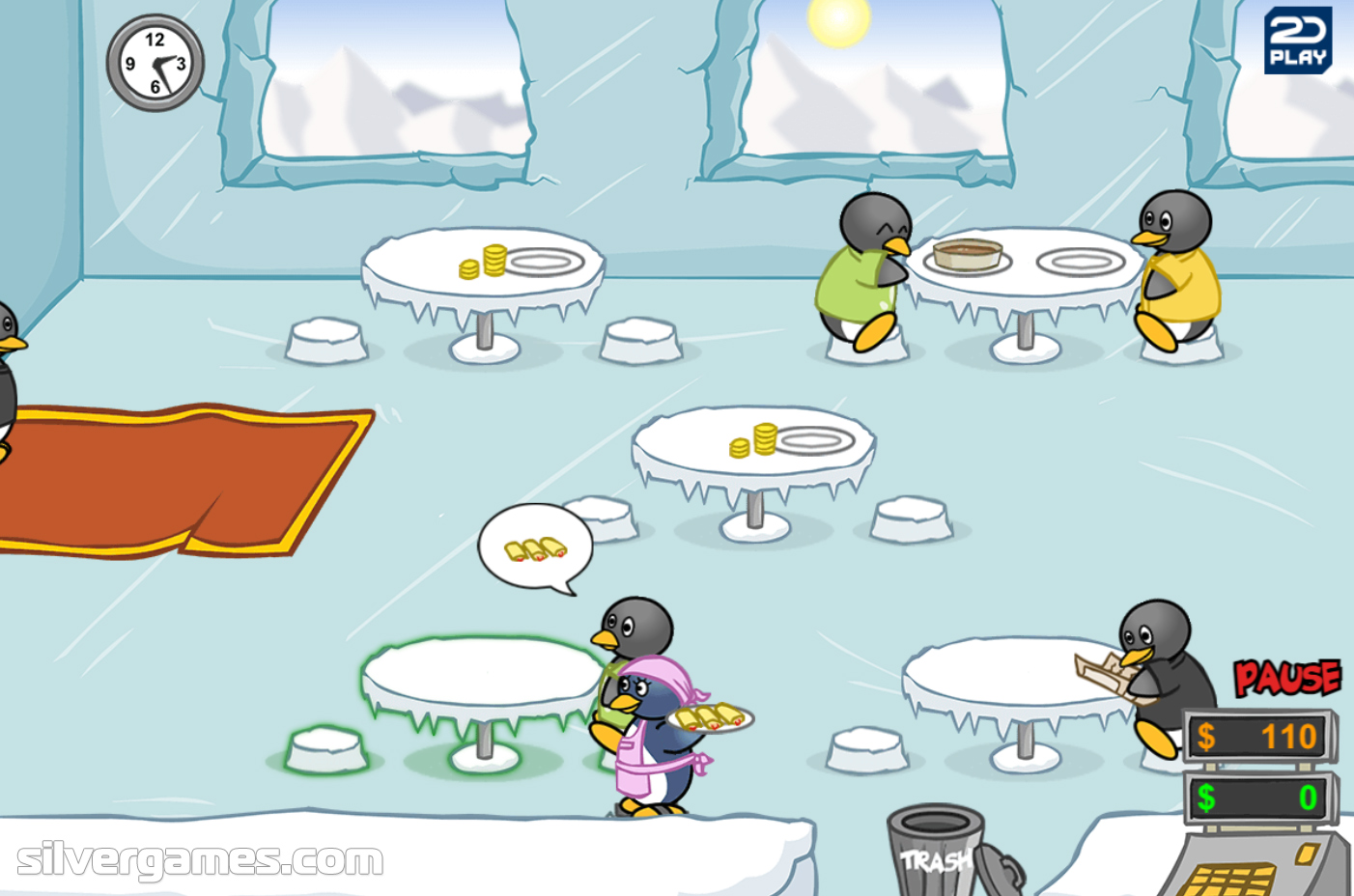 Penguin Diner 2 - Free Online Games