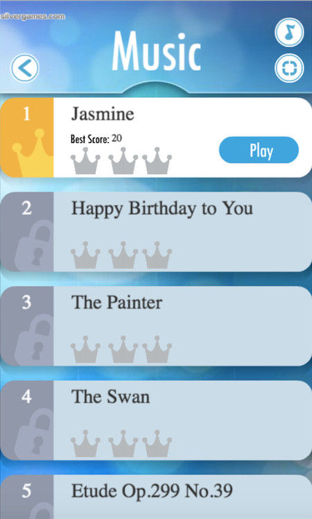 Piano Game - Play Online on SilverGames 🕹️