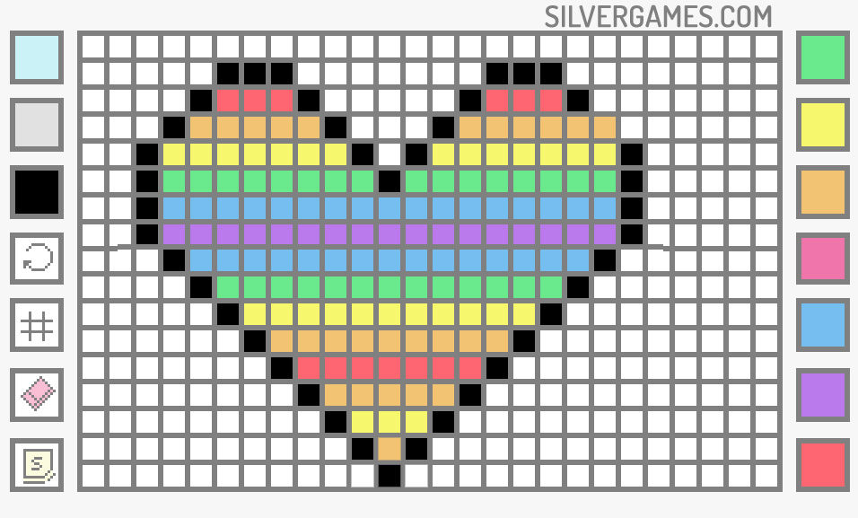 Pixel Art Maker - Chơi Trực Tuyến Trên Silvergames 🕹