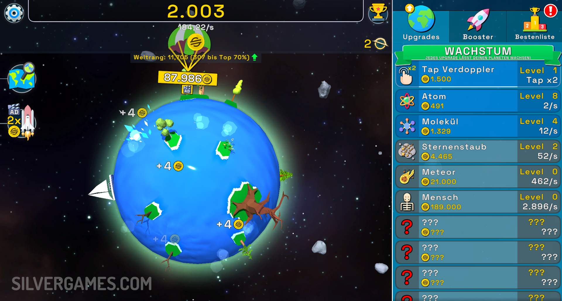 Planet Evolution: Idle Clicker - Play Online on SilverGames 🕹️