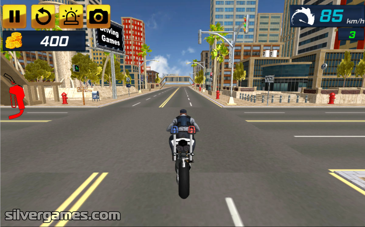 Juego de Motos - Moto Police Rider - Juegos de Carreras de Motos 