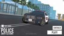 Police Drift & Stunt: Menu