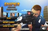 Police Sniper Training: Menu