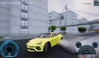 Project Car Simulator: Berlin: Speeding Drifting Yellow Car