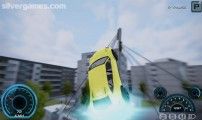 Project Car Simulator: Berlin: Gameplay Jumping Bridge Yellow Car