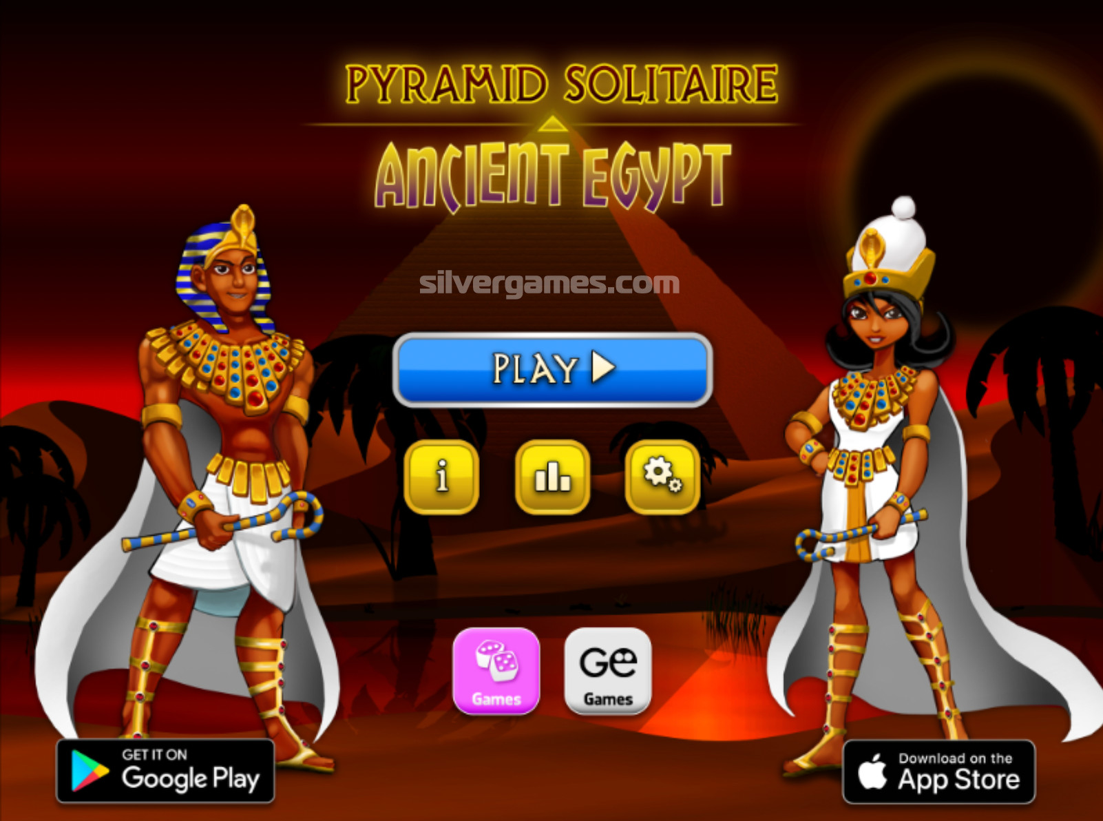 Pyramid Solitaire Ancient Egypt - Play Online on SilverGames 🕹️