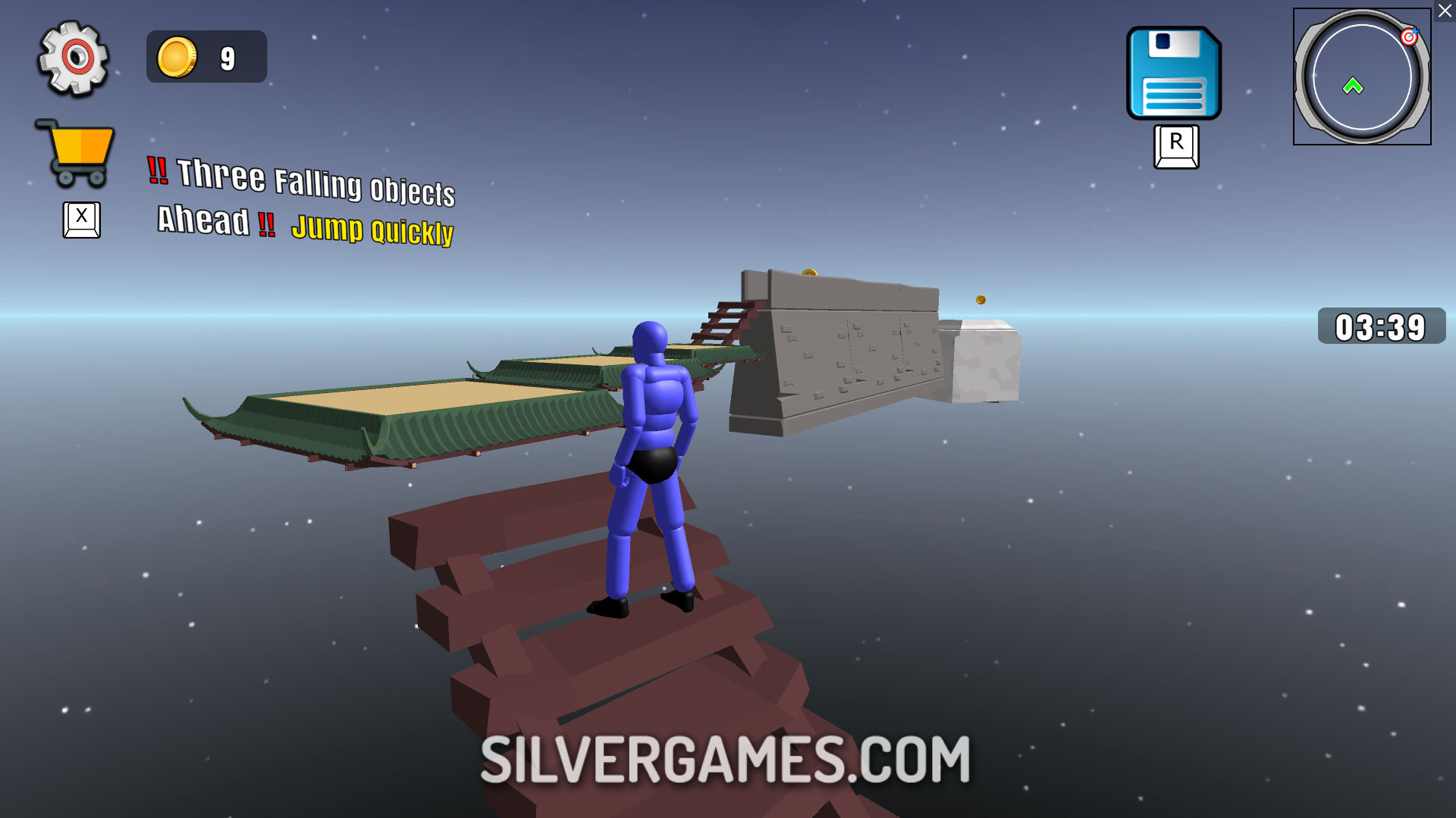 Ragdoll Parkour Simulator - Играйте Онлайн на SilverGames 🕹️