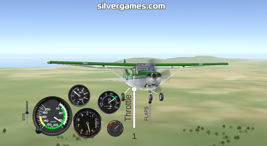 Boeing Flight Simulator 3D - Play Online on SilverGames 🕹️