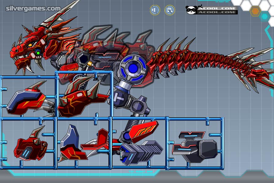 Dinossauro Robô T-Rex (Robot Violent T-Rex) Jogo de PC para crianças 