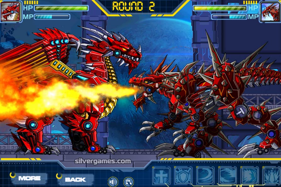 BATTLE ROBOT T-REX AGE jogo online no