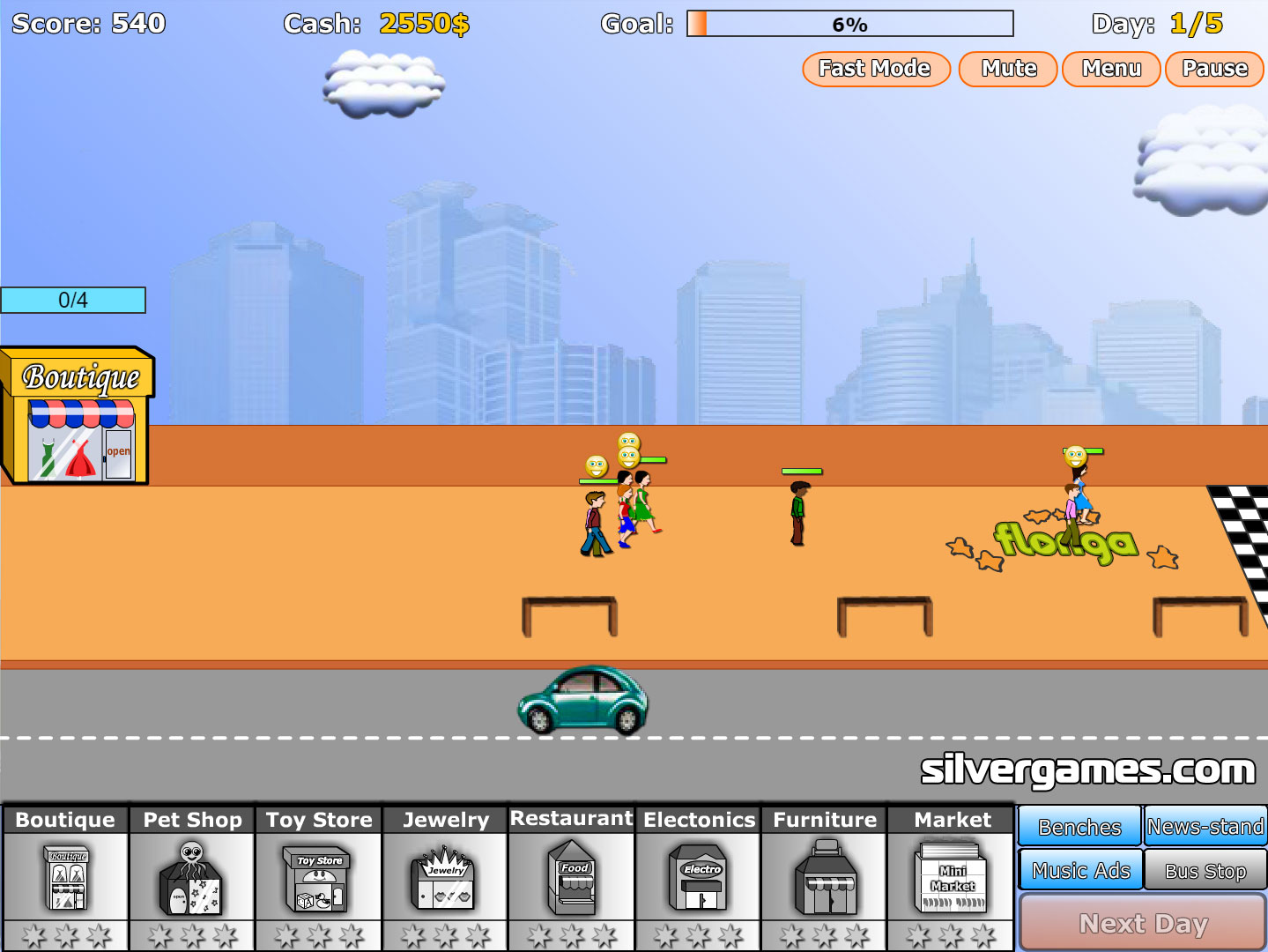 SHOPPING STREET free online game on