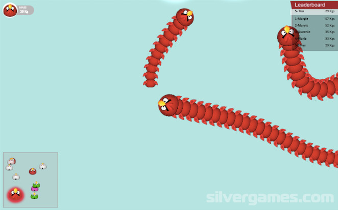 Angry Slither Worm — Play for free at