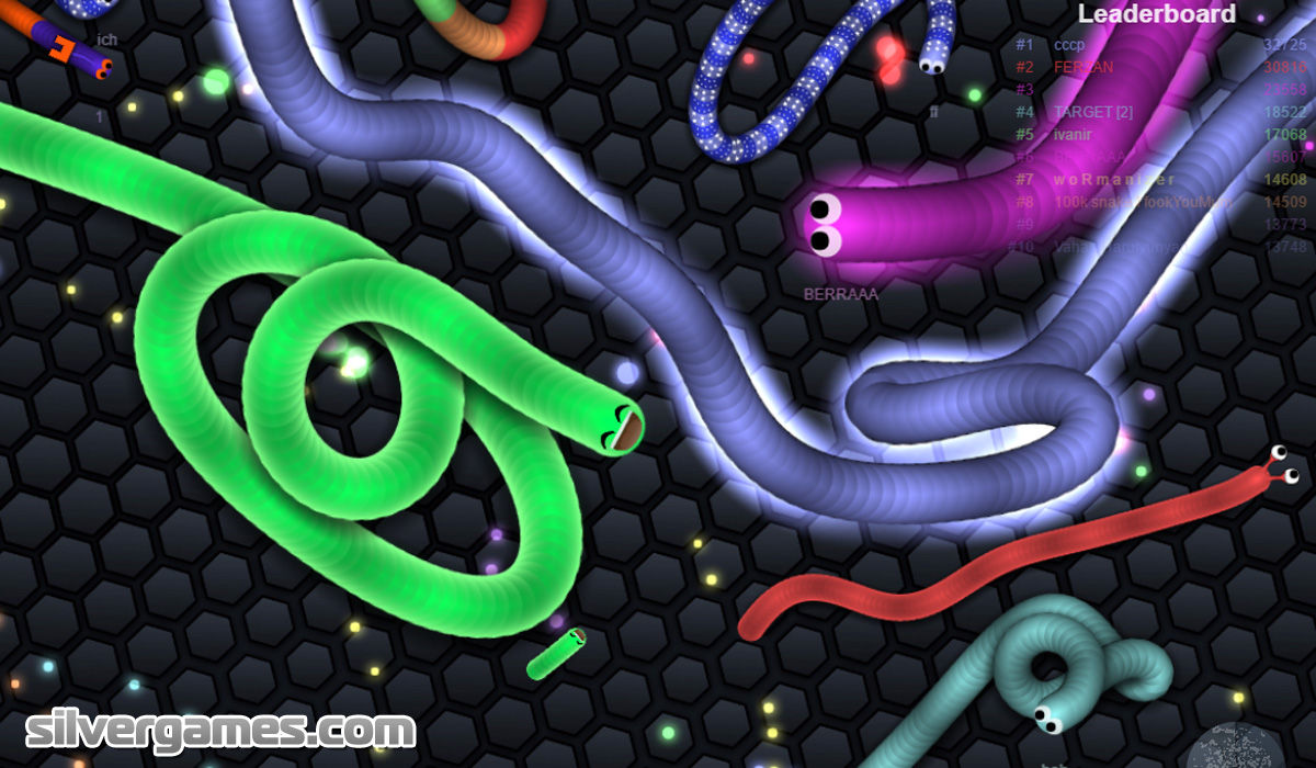 Slither.io - Play Online on SilverGames 🕹️