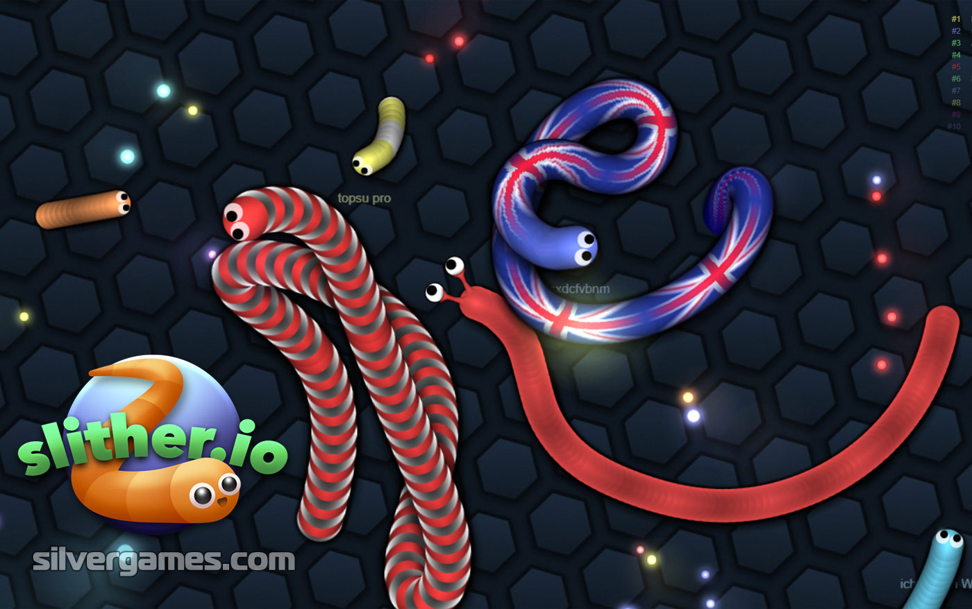 Slither.io - Играйте Онлайн на SilverGames 🕹️