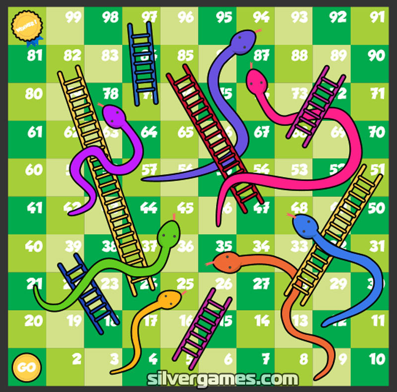 Serpientes Escaleras - Juega en línea en SilverGames 🕹