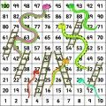 Snakes And Ladders: Printable