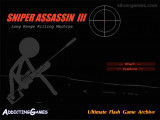 Sniper Assassin 3: Menu