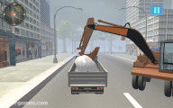Simulator Bajak Salji: Truck Loading Snow