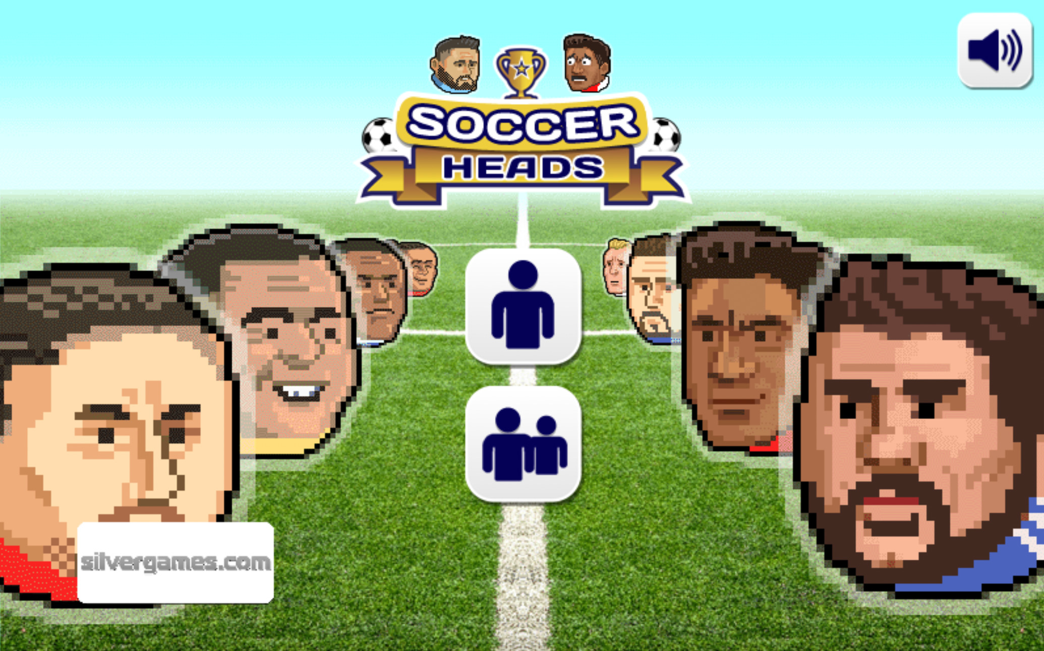 Soccer Heads 🕹️ Juega en 1001Juegos