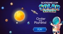 Solsystemet: Planeterna I Ordning: Menu