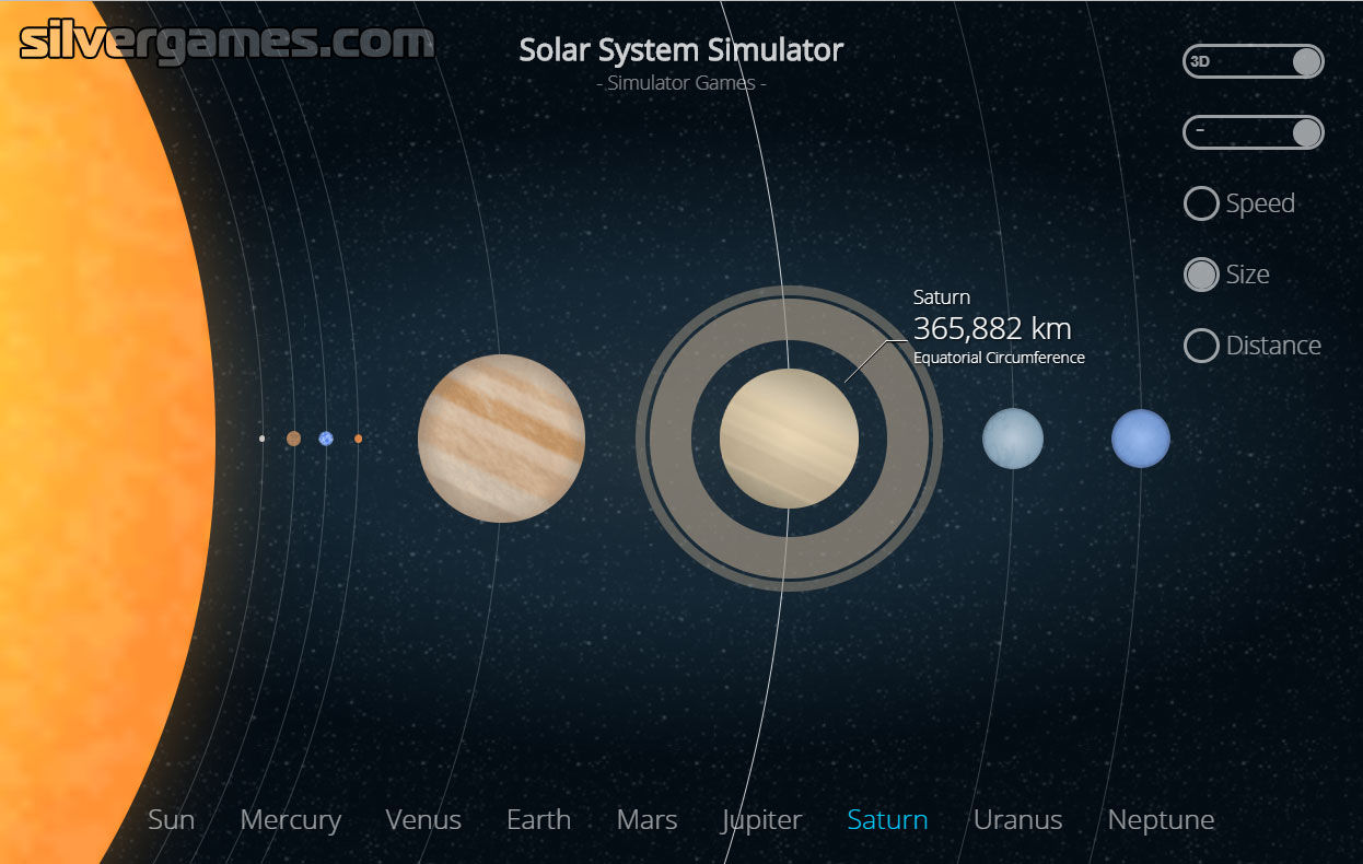solar system web