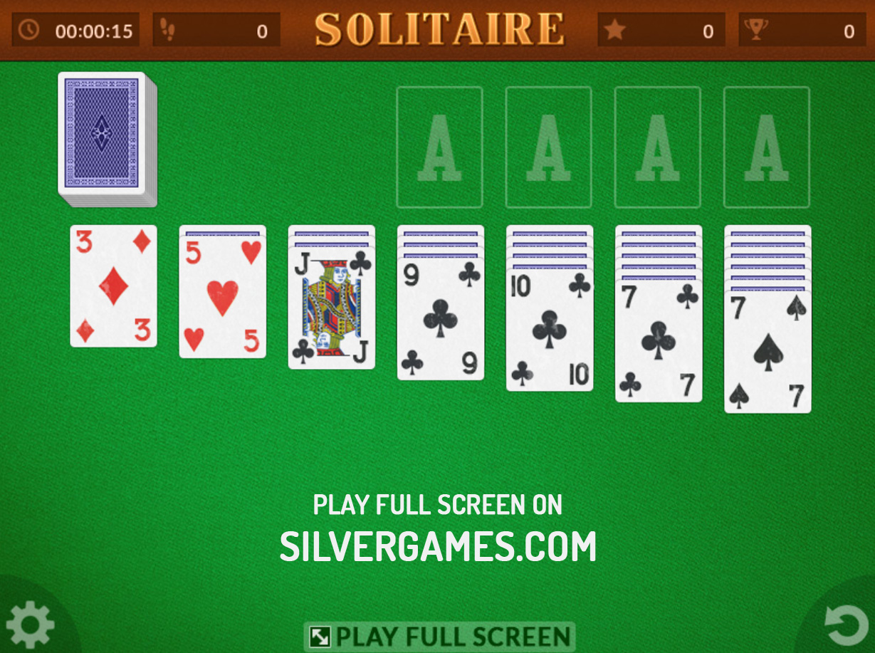 Spider Solitaire: free online card game, play full-screen without