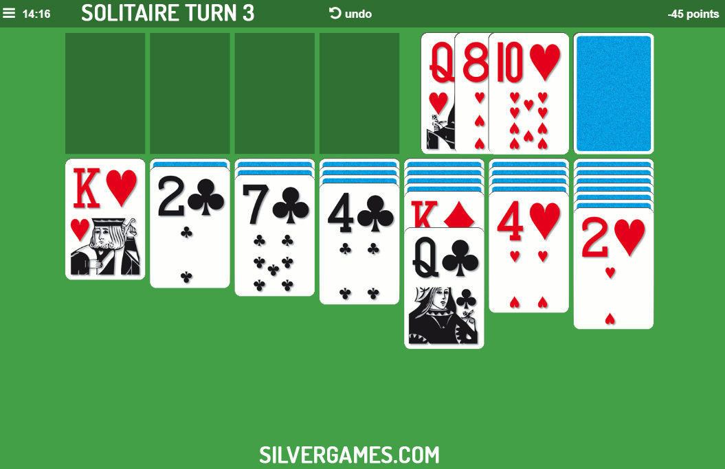 Solitaire Play Online on SilverGames 🕹️