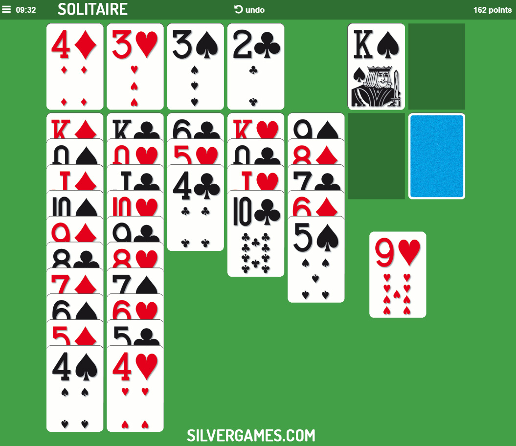 Solitaire Classic - Jogue Online em SilverGames 🕹