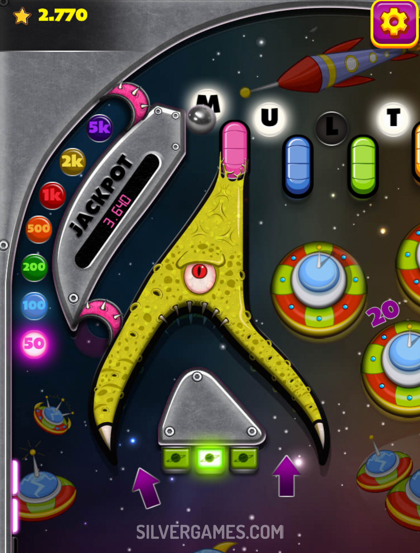 Space Pinball - Play Online on SilverGames 🕹