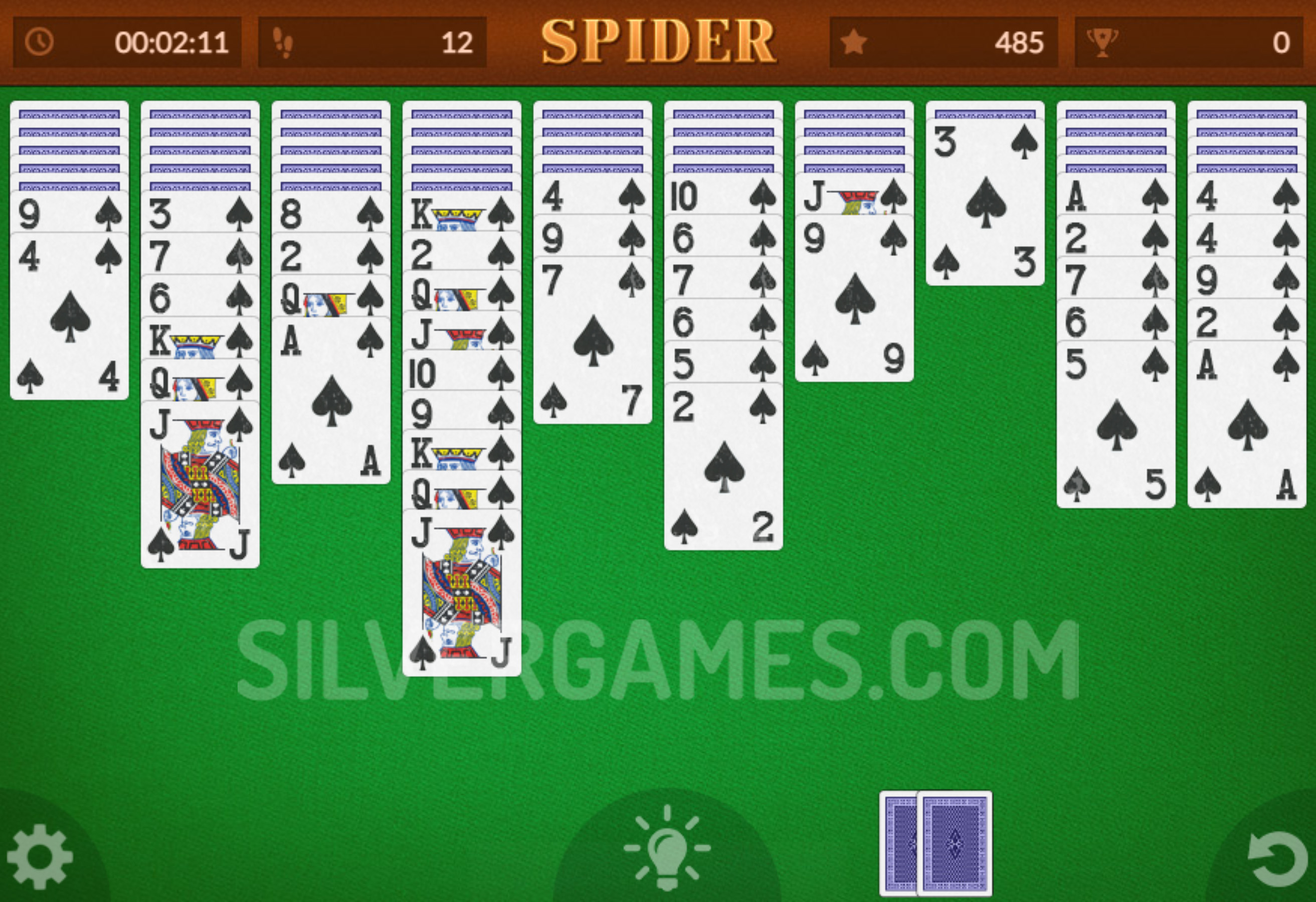 🕹️ Play Spider Freecell Solitaire Game: Free Online Solitaire